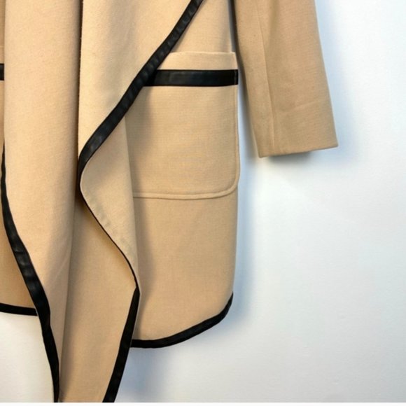 Jacqueline Conoir Beige Watefall Jacket - Picture 2 of 8